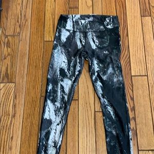 Under Armour Black and Gray Leggings
